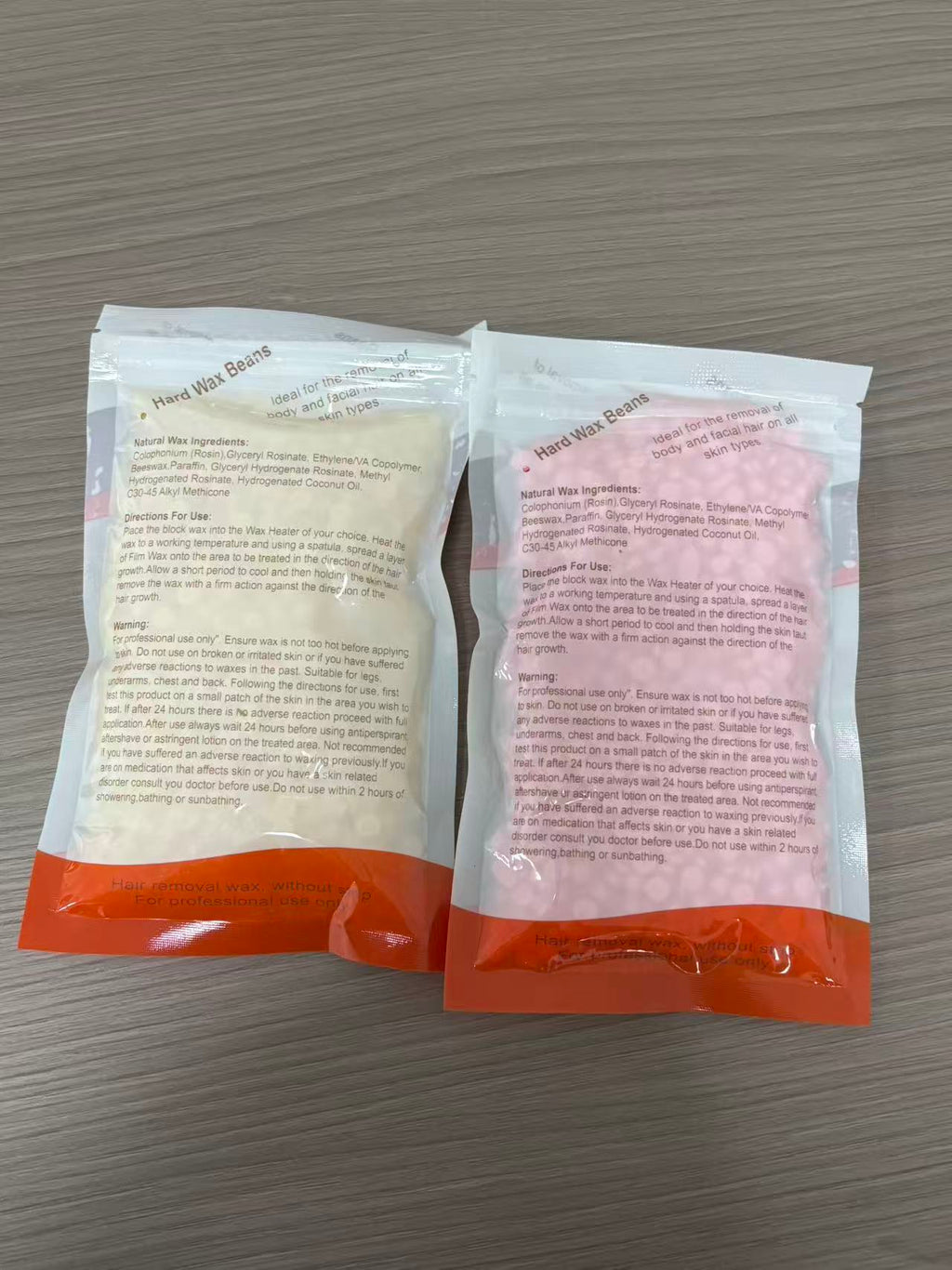 Hard Wax Beans Natural Resin Kit Hair Removal Fast Easy Home Use Suitable for Legs Arms Face Natural Resin