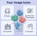4-in-1 Silicone Facial Cleansing Brush - Features and Usage