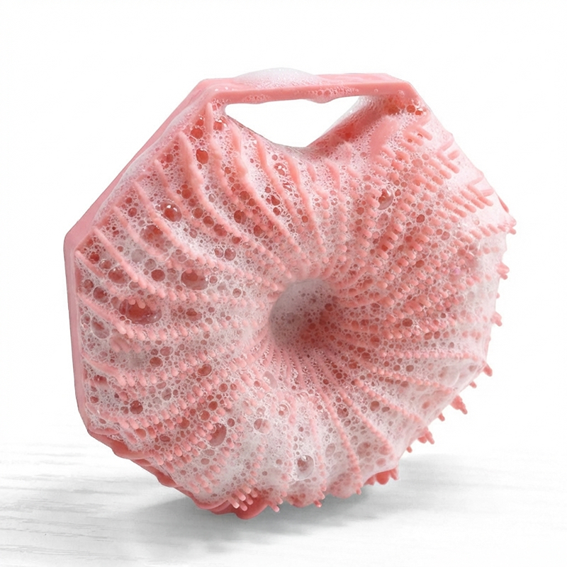 	4-in-1 Silicone Facial Cleansing Brush - Pink