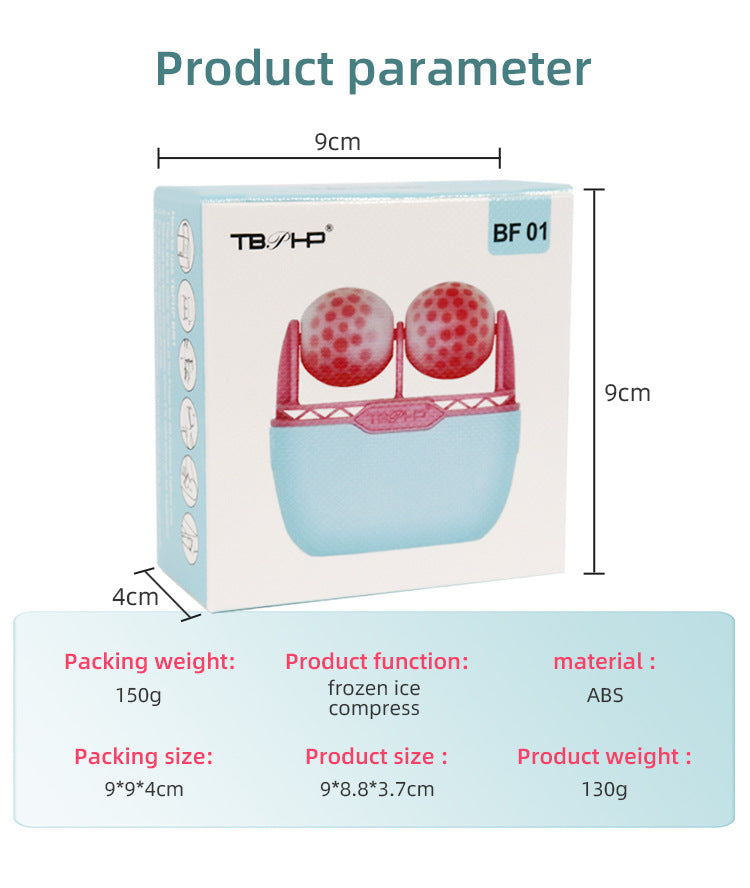 Ice Roller Face Dual Ended Cooling Massage Tool for Puffiness Relief Skin Soothing  Serum Absorption Booster