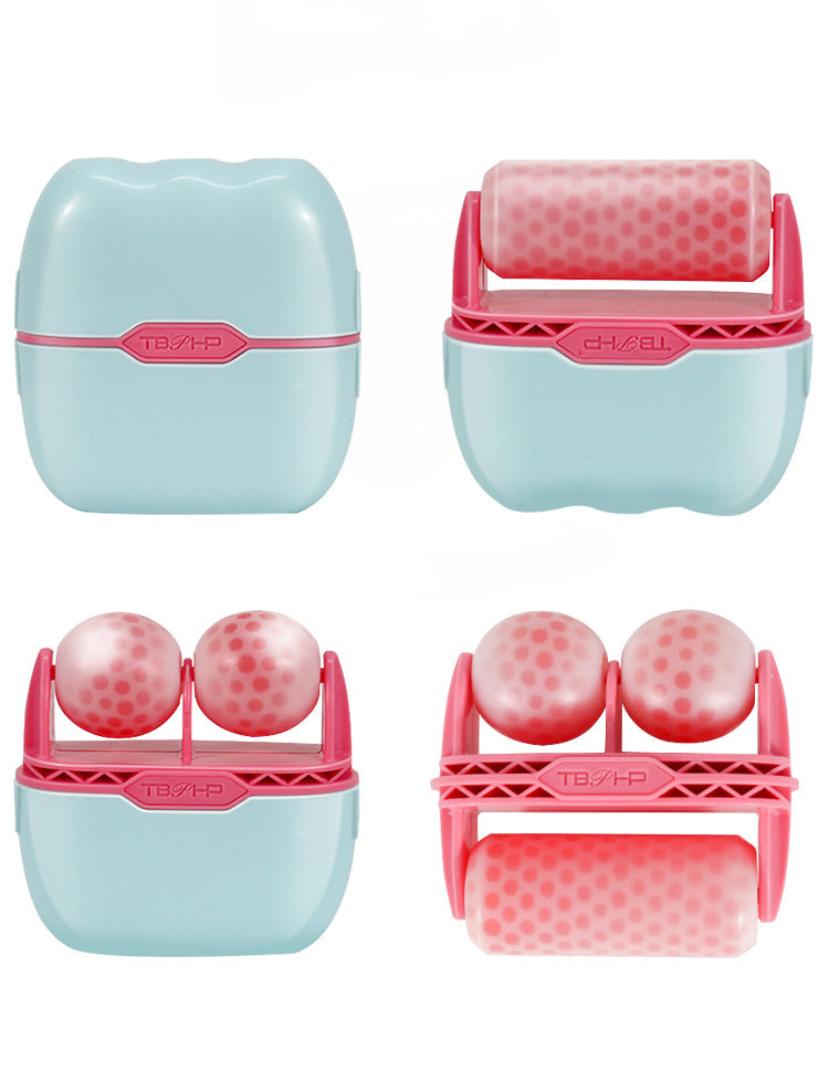 Ice Roller Face Dual Ended Cooling Massage Tool for Puffiness Relief Skin Soothing  Serum Absorption Booster