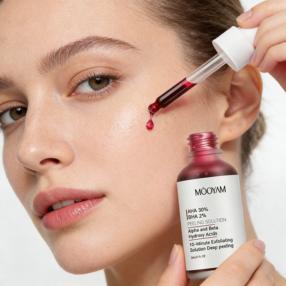 AHA Essence Exfoliating Serum Glycolic Acid Brightening Treatment For Dull Complexion Treatment