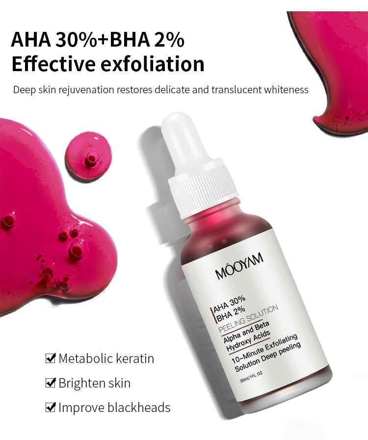 AHA Essence Exfoliating Serum Glycolic Acid Brightening Treatment For Dull Complexion Treatment