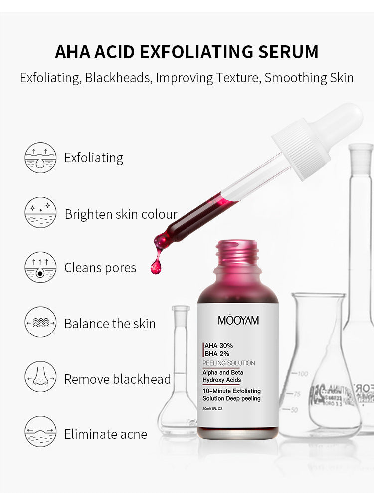 AHA Essence Exfoliating Serum Glycolic Acid Brightening Treatment For Dull Complexion Treatment