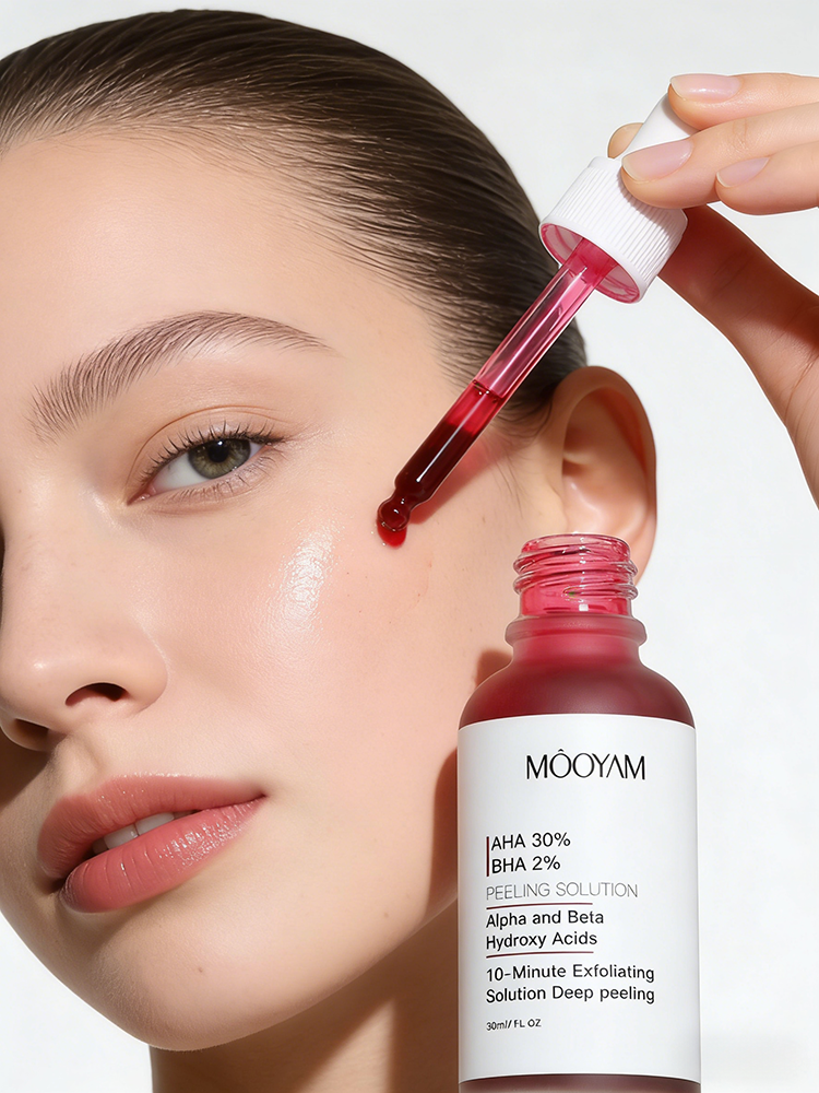 AHA Essence Exfoliating Serum Glycolic Acid Brightening Treatment For Dull Complexion Treatment
