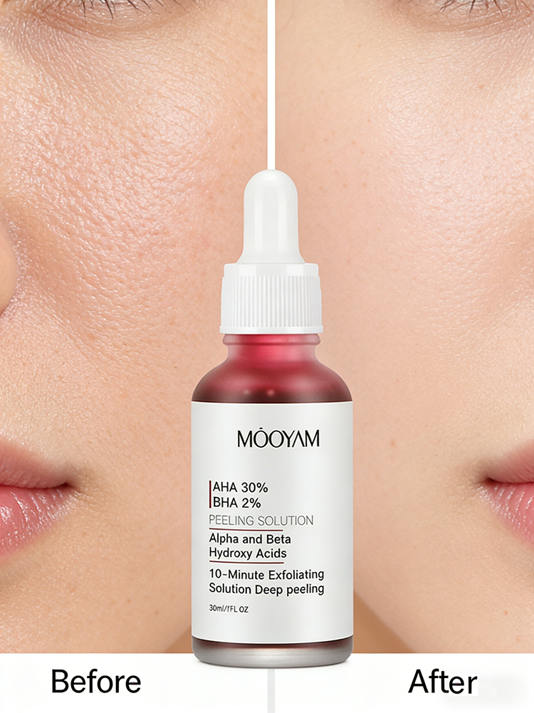 AHA Essence Exfoliating Serum Glycolic Acid Brightening Treatment For Dull Complexion Treatment