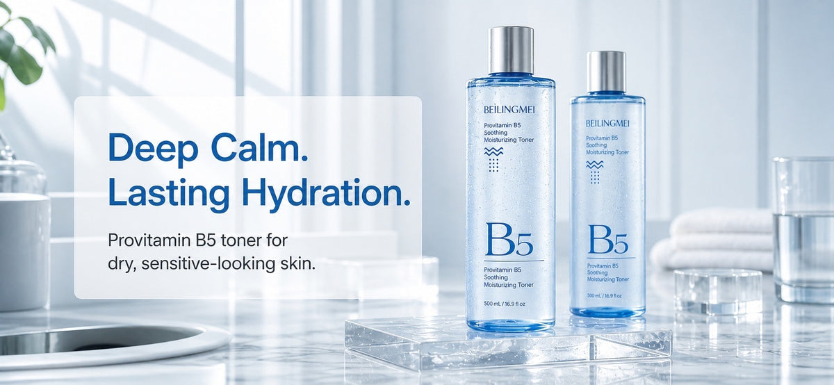 Provitamin B5 Centella Asiatica Soothing Toner Hydrating Moisturizing Facial Water for Sensitive Prone Skin