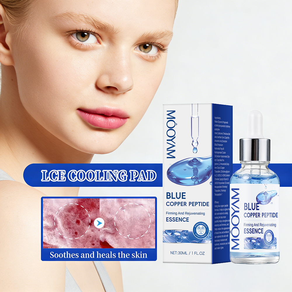 Professional Copper Peptide Serum Anti Aging Firming Face Essence for Wrinkles Fine Lines