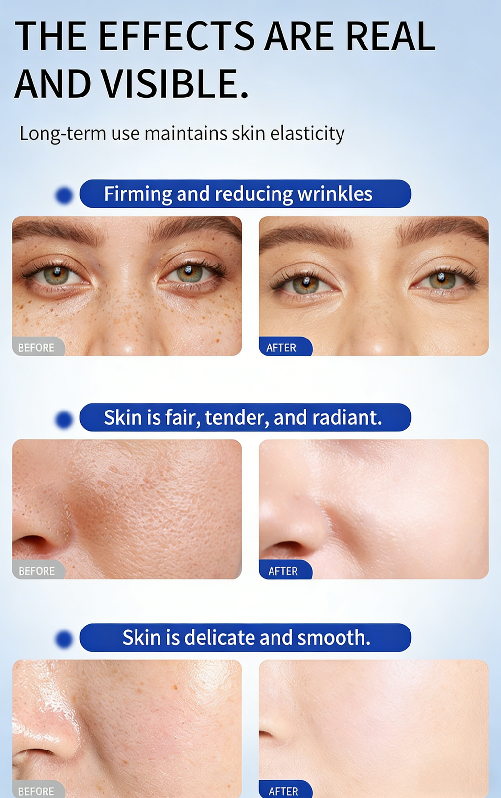 Professional Copper Peptide Serum Anti Aging Firming Face Essence for Wrinkles Fine Lines
