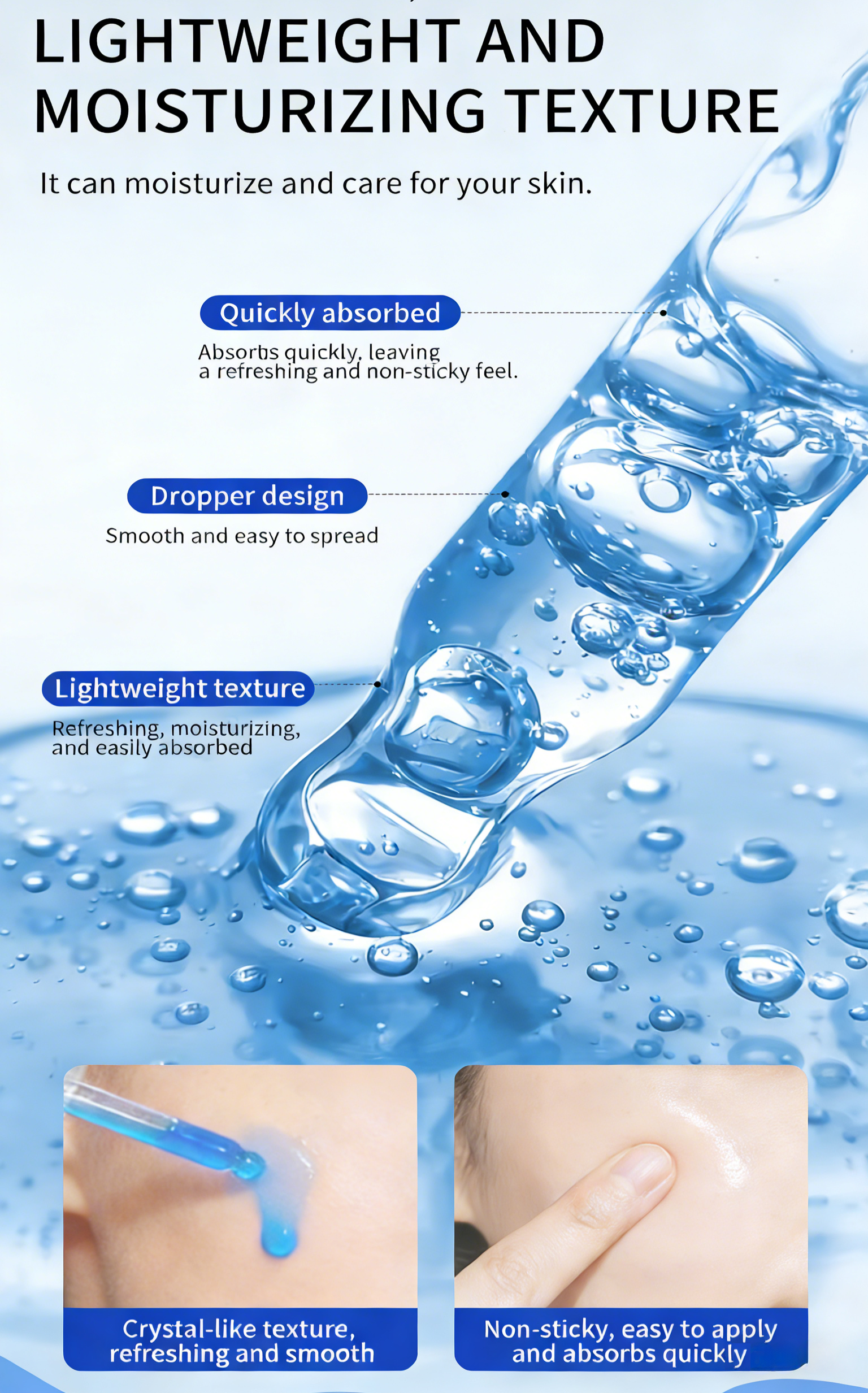 Professional Copper Peptide Serum Anti Aging Firming Face Essence for Wrinkles Fine Lines
