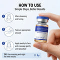 FALANQE Hydrating Rejuvenation Essence blue vials with PQQ Water Light Young Essence packaging, featuring anti-wrinkle firming and hydrating lotion with national patent technology and 2 imported ingredients