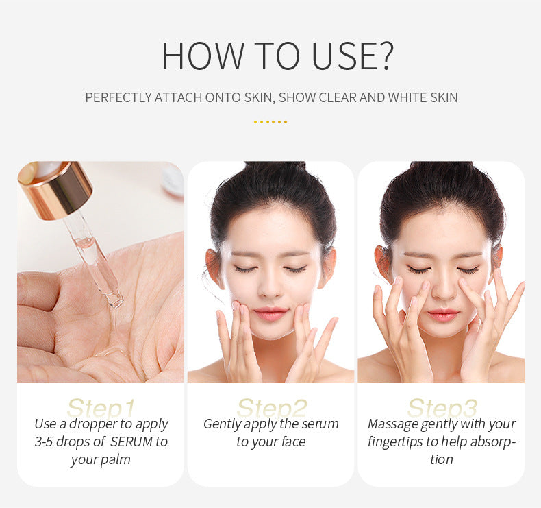 LAIKOU Japan Sakura Serum in pink dropper bottle – shrinks pores, removes acne, skin rejuvenation