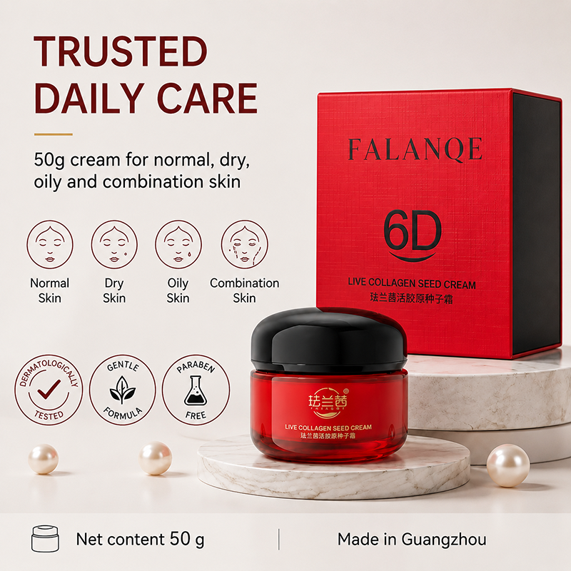 Woman applying Live Collagen Sleep Cream to her face – daily hydration and comfort for busy mornings and late nights