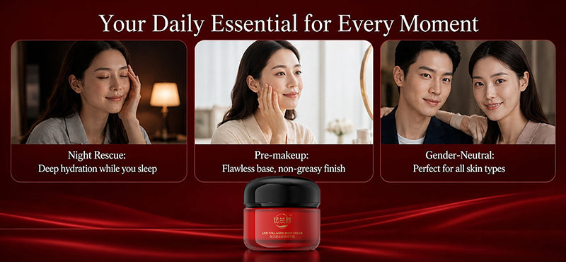 Collagen Seed Cream Moisturizer Firming Hydration Plumping Face Cream Elasticity Boost Skin Barrier Nourish Cream