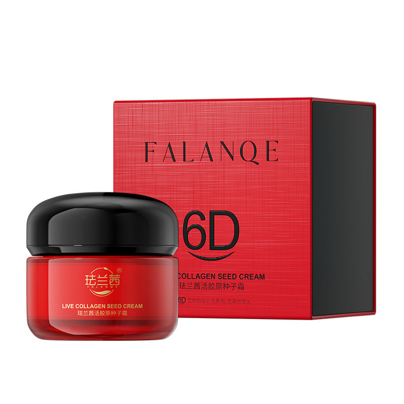 Woman applying Live Collagen Sleep Cream to her face – daily hydration and comfort for busy mornings and late nights