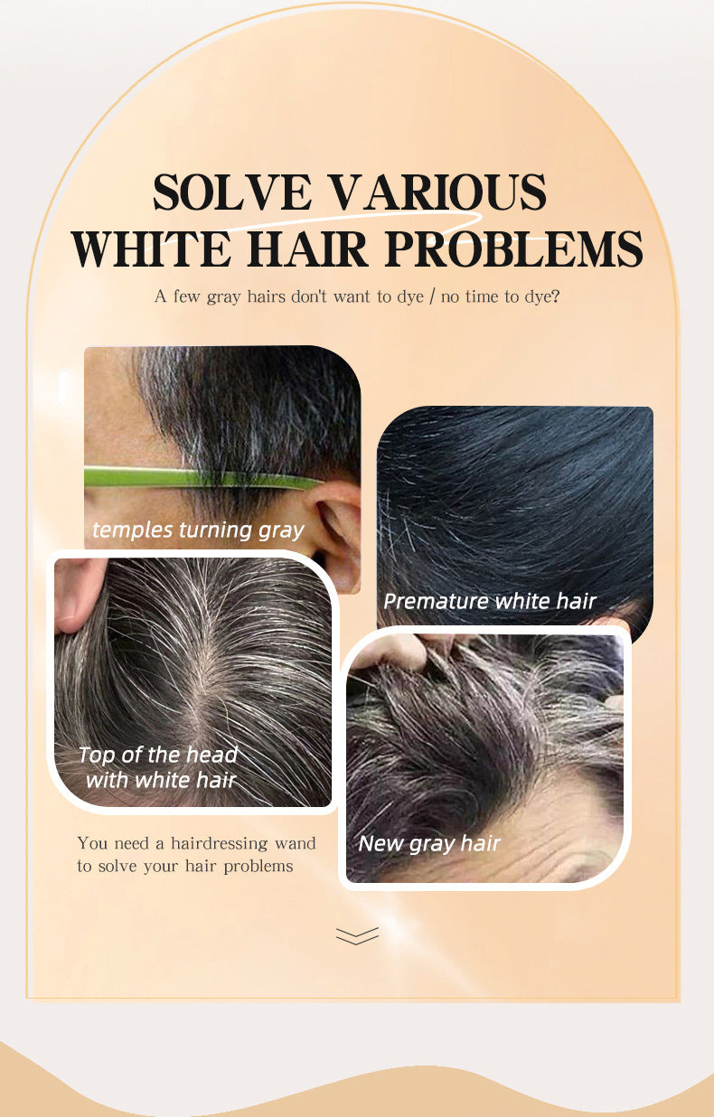 Magic Hair Color Brush Covering White Hair Fast Easy DIY Styling Tool For Home