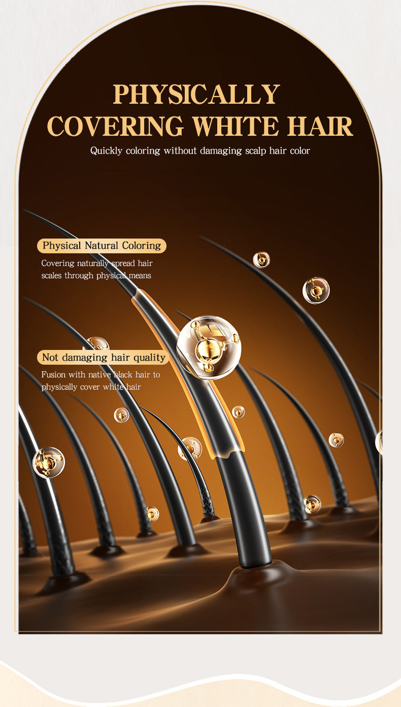 Magic Hair Color Brush Covering White Hair Fast Easy DIY Styling Tool For Home