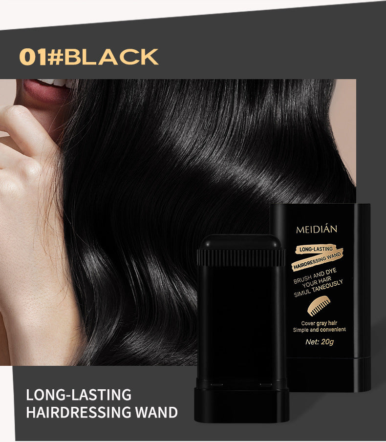 Magic Hair Color Brush Covering White Hair Fast Easy DIY Styling Tool For Home