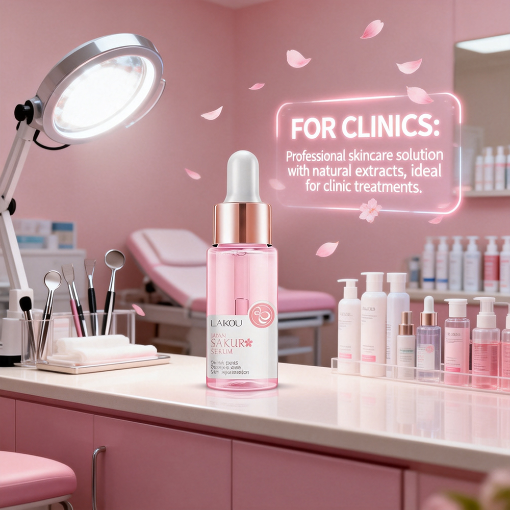 Cherry Blossoms Serum Peptide Complex Hyaluronic Acid for Daily Skin Firming and Deep Hydration