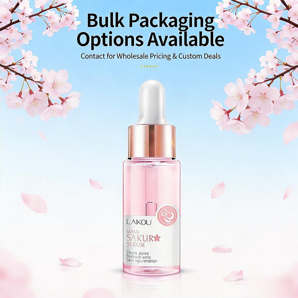 Cherry Blossoms Serum Peptide Complex Hyaluronic Acid for Daily Skin Firming and Deep Hydration