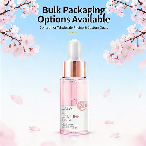 Cherry Blossoms Serum Peptide Complex Hyaluronic Acid for Daily Skin Firming and Deep Hydration