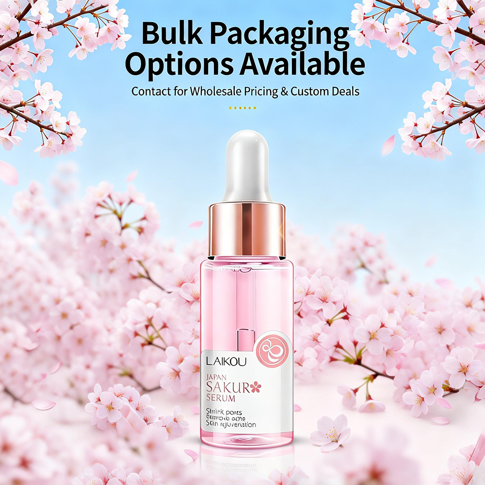 Cherry Blossoms Serum Peptide Complex Hyaluronic Acid for Daily Skin Firming and Deep Hydration