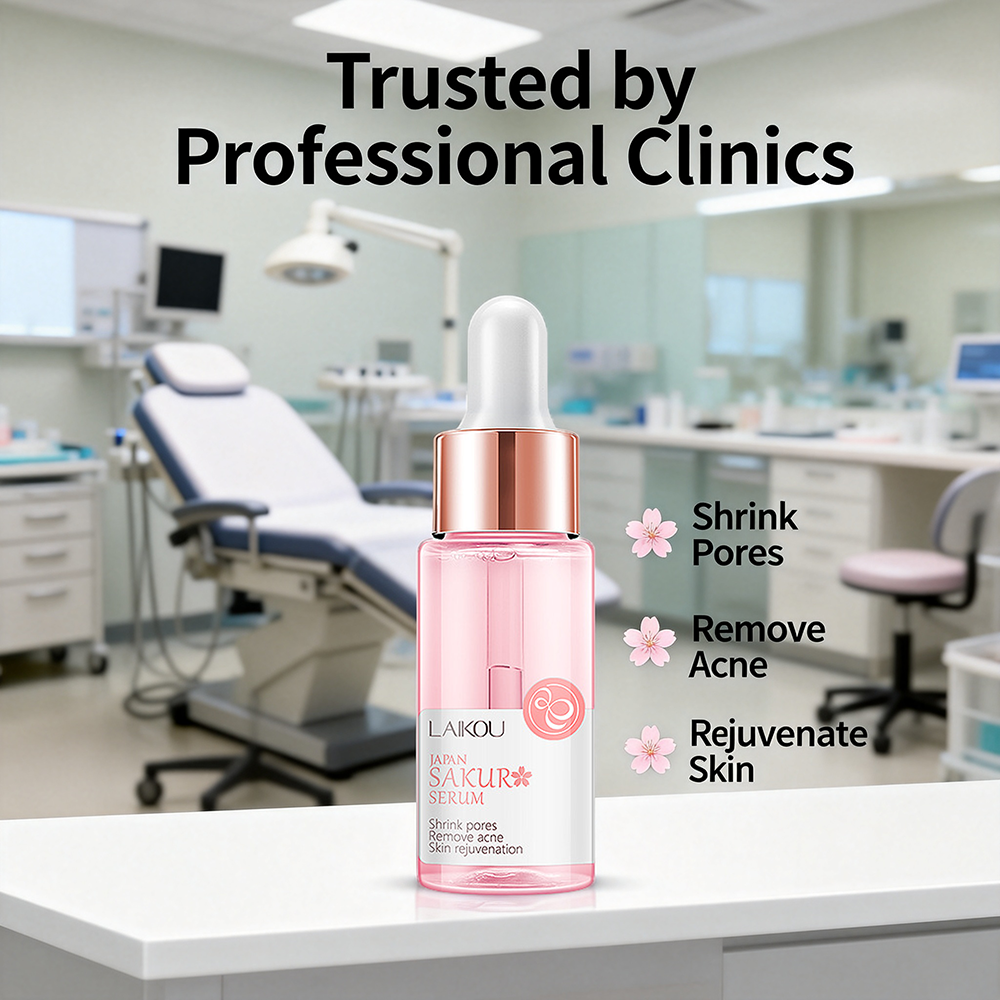 Cherry Blossoms Serum Peptide Complex Hyaluronic Acid for Daily Skin Firming and Deep Hydration