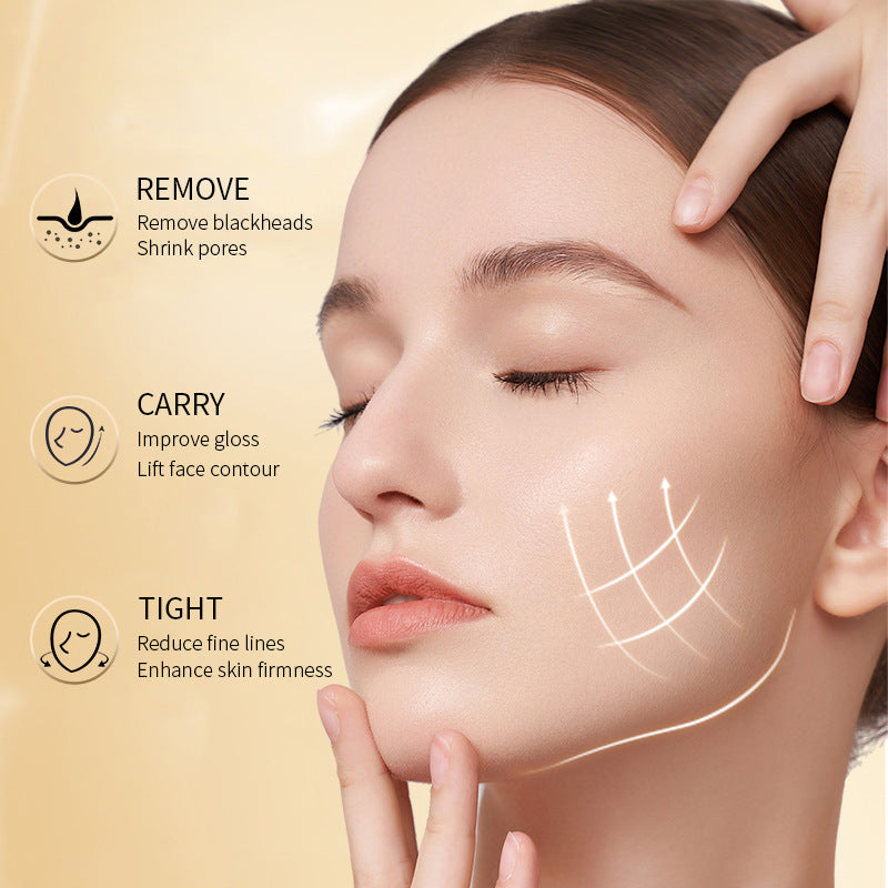Peel Mask Anti Aging Gold Foil Snail Mucin Pore Cleaner Blackhead Remover for Oily Skin Deep Cleansing Treatment