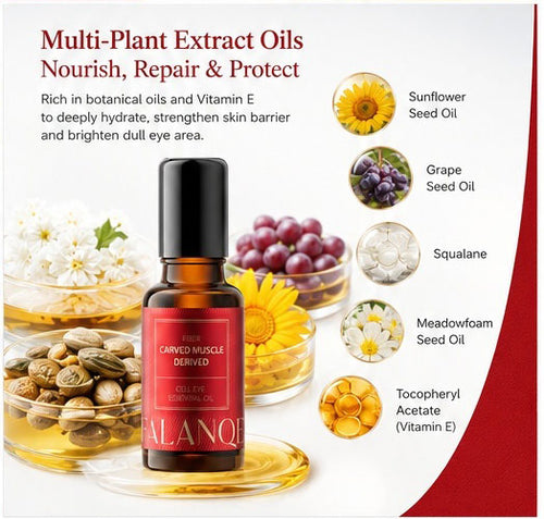 Cooling Eye Essence Oil Triple Peptide Complex Nourishing Smooth Fine Lines Firm Dark Circles for Eyes