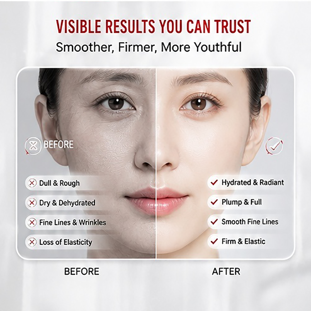 FALANQE Salmon DNA Sodium Water Light Kinetic Essence - Anti-wrinkle firming serum for deep hydration, plump skin and smooth fine lines