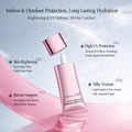 FORISE Beauty 377&577 High Power Whitening Sunscreen Lotion SPF50+ PA++++ in pink packaging