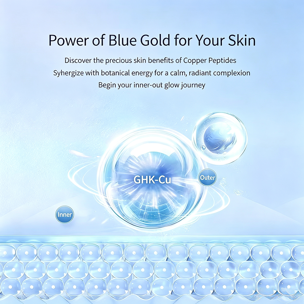 Fychung Double Essence Moisturizing Freeze-Dried Powder Serum Set - 4-piece ampoule kit in holographic silver gift box