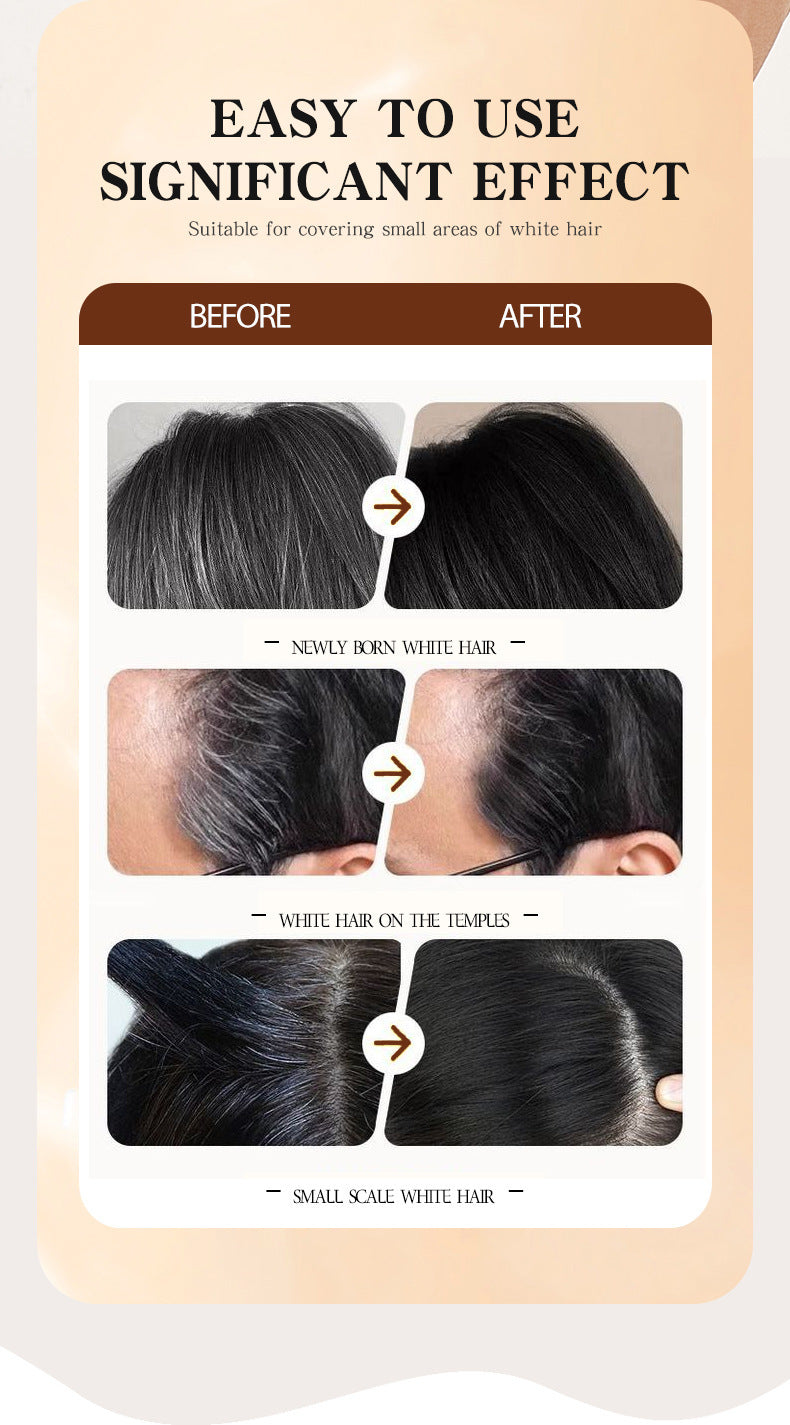Magic Hair Color Brush Covering White Hair Fast Easy DIY Styling Tool For Home