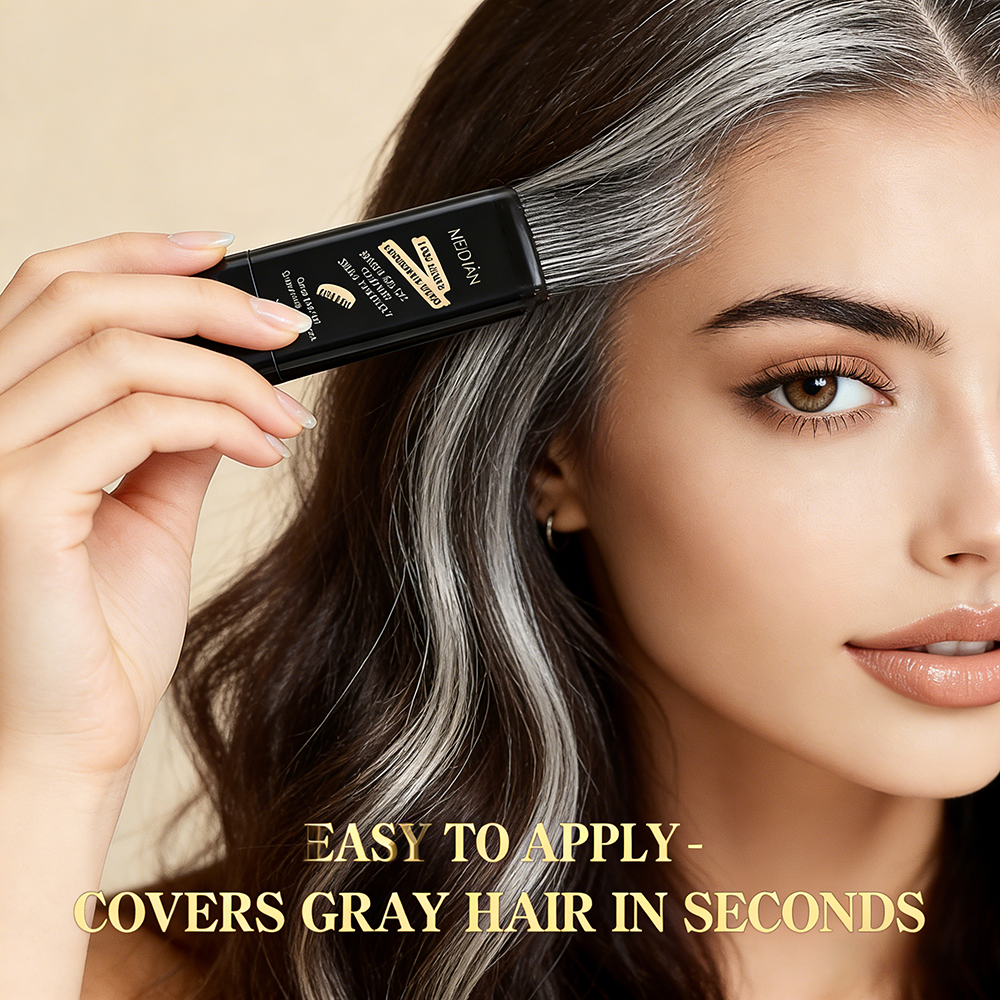 Magic Hair Color Brush Covering White Hair Fast Easy DIY Styling Tool For Home