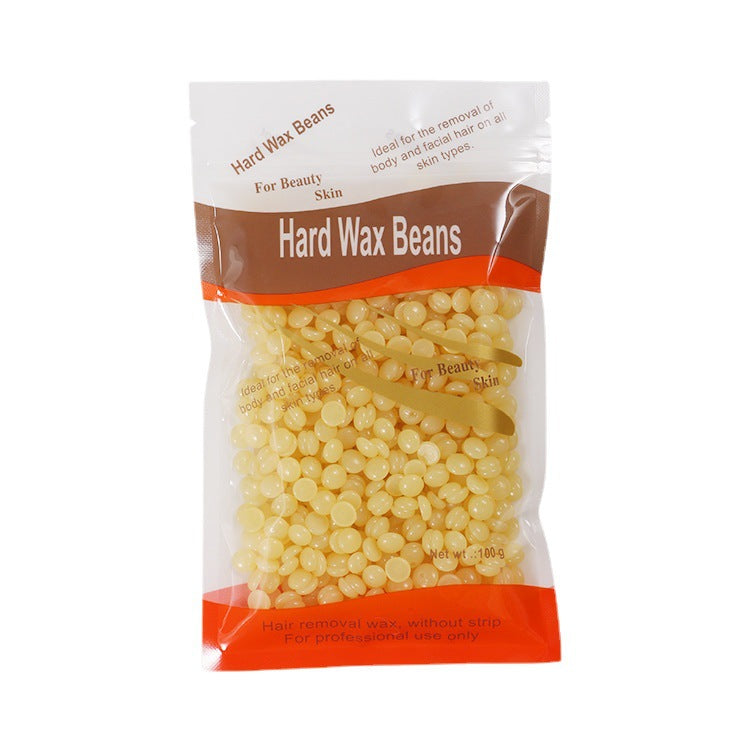 Hard Wax Beans Natural Resin Kit Hair Removal Fast Easy Home Use Suitable for Legs Arms Face Natural Resin