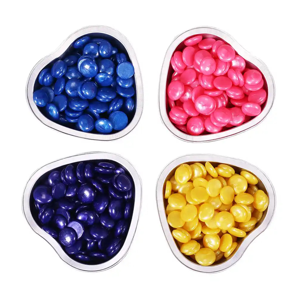 Hard Wax Beans Natural Resin Kit Hair Removal Fast Easy Home Use Suitable for Legs Arms Face Natural Resin