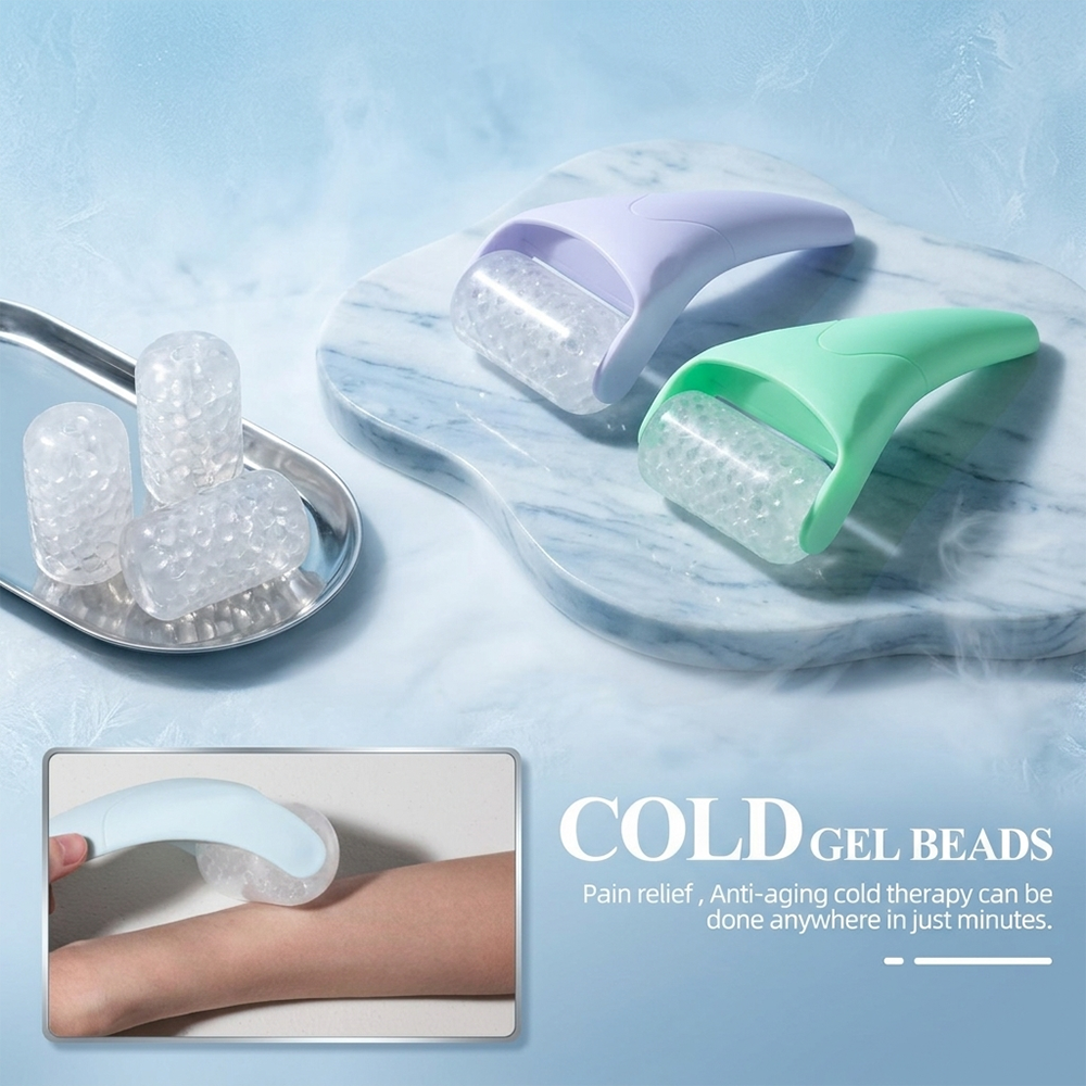 Facial Ice Roller for Jawline Lift  Slimming Enhance Skincare Penetration Reusable Handle Roller