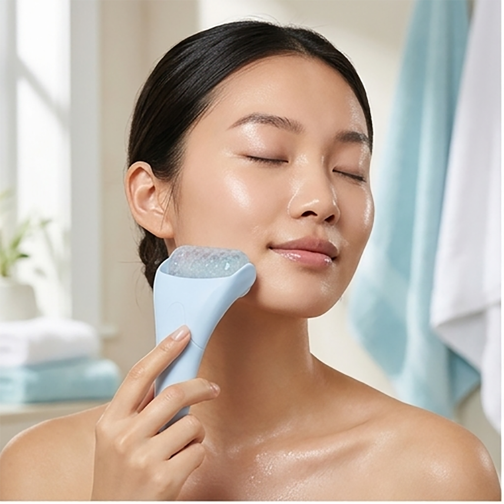 Facial Ice Roller for Jawline Lift  Slimming Enhance Skincare Penetration Reusable Handle Roller