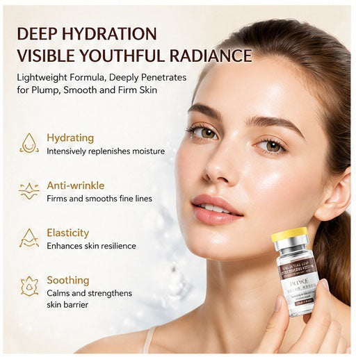 FORISE Beauty Little Brown Bottle Serum - Model Application