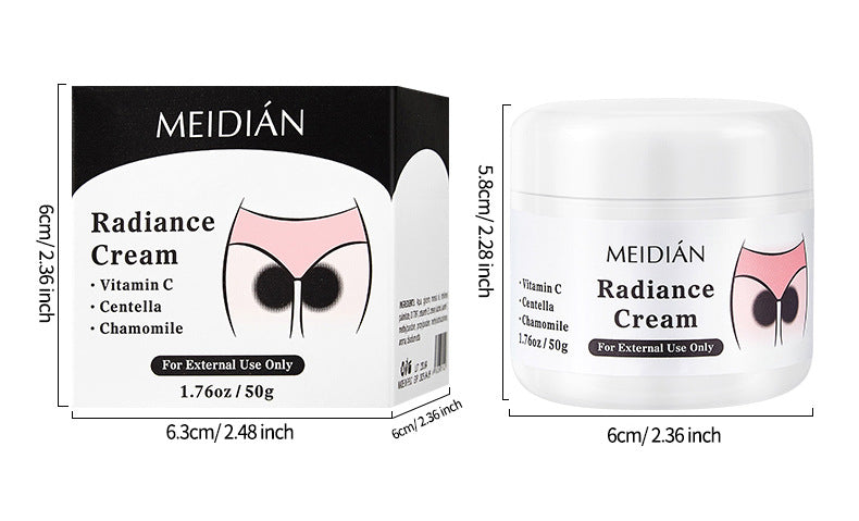 MEIDIÁN Radiance Cream with Vitamin C, Centella & Chamomile 50g - Brightens skin tone, fades dark spots and evens complexion for radiant skin