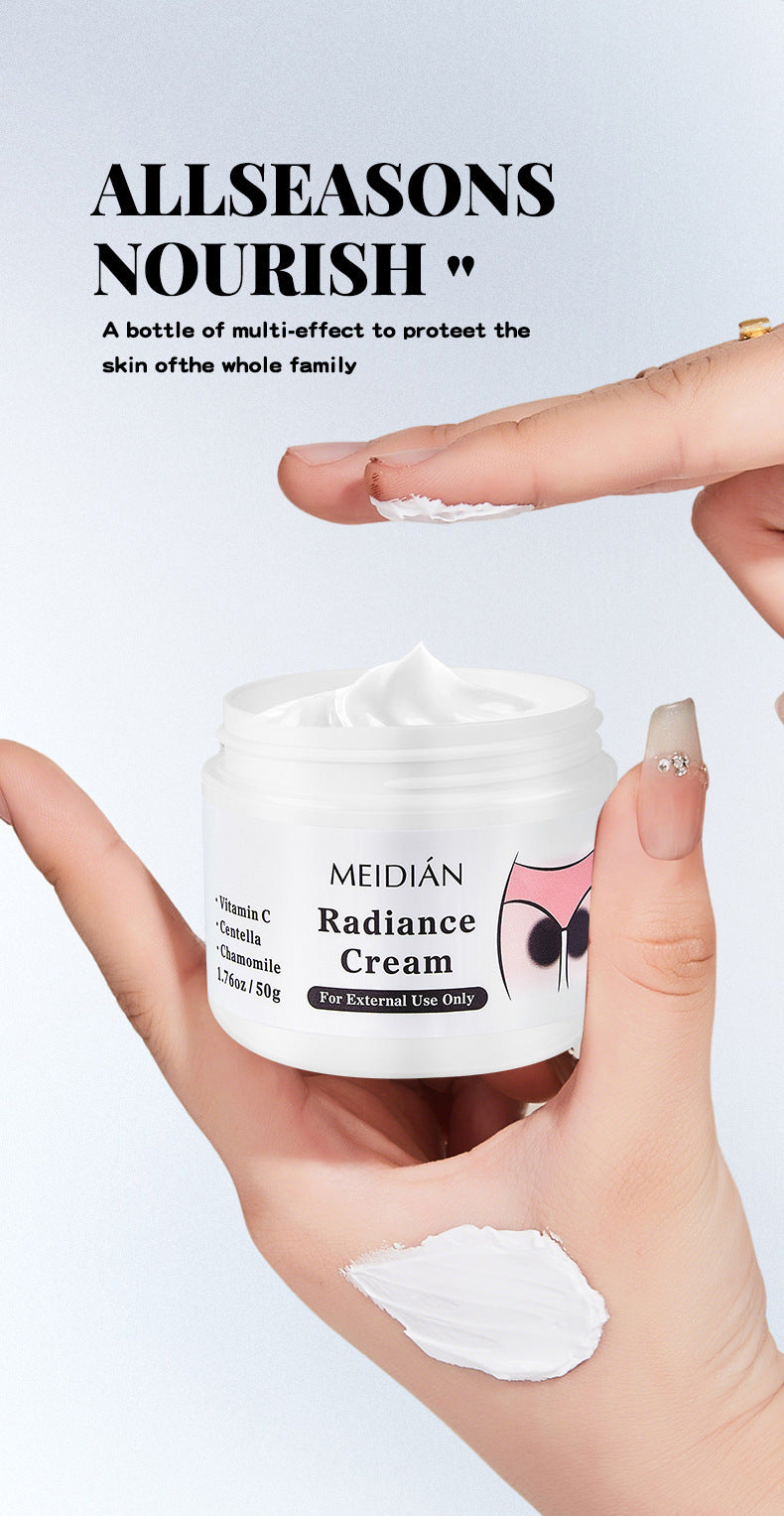 MEIDIÁN Radiance Cream with Vitamin C, Centella & Chamomile 50g - Brightens skin tone, fades dark spots and evens complexion for radiant skin