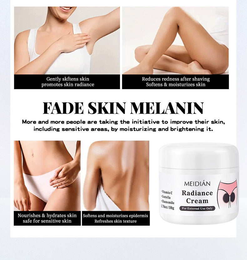 MEIDIÁN Radiance Cream with Vitamin C, Centella & Chamomile 50g - Brightens skin tone, fades dark spots and evens complexion for radiant skin
