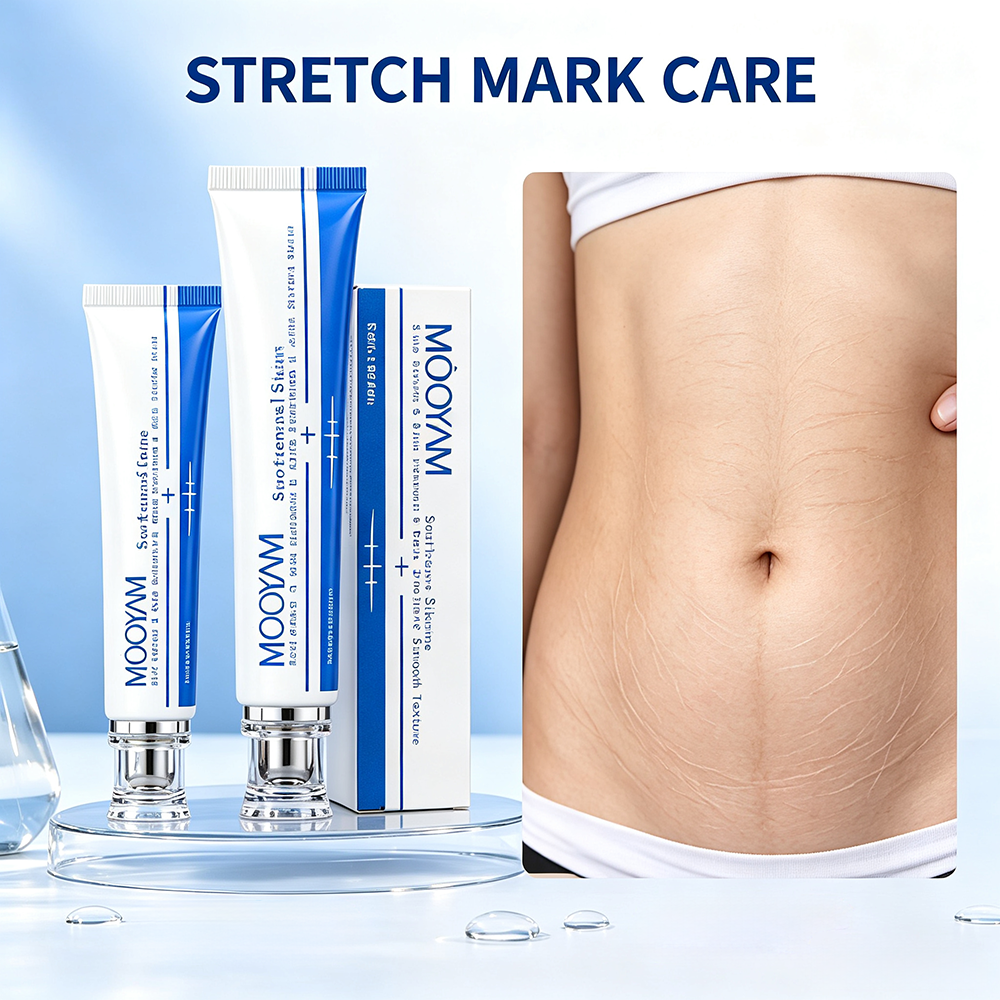 MOOYAM Scar Removal Cream tube and box, Skin Repair & Scar Remover & Acne Treatment & Fade Stretch Marks, 1.06 fl oz