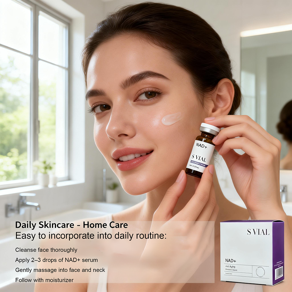SVIAL NAD+ Serum Hyaluronic Acid Skin Firming Tightening Essence for home Care 10ml