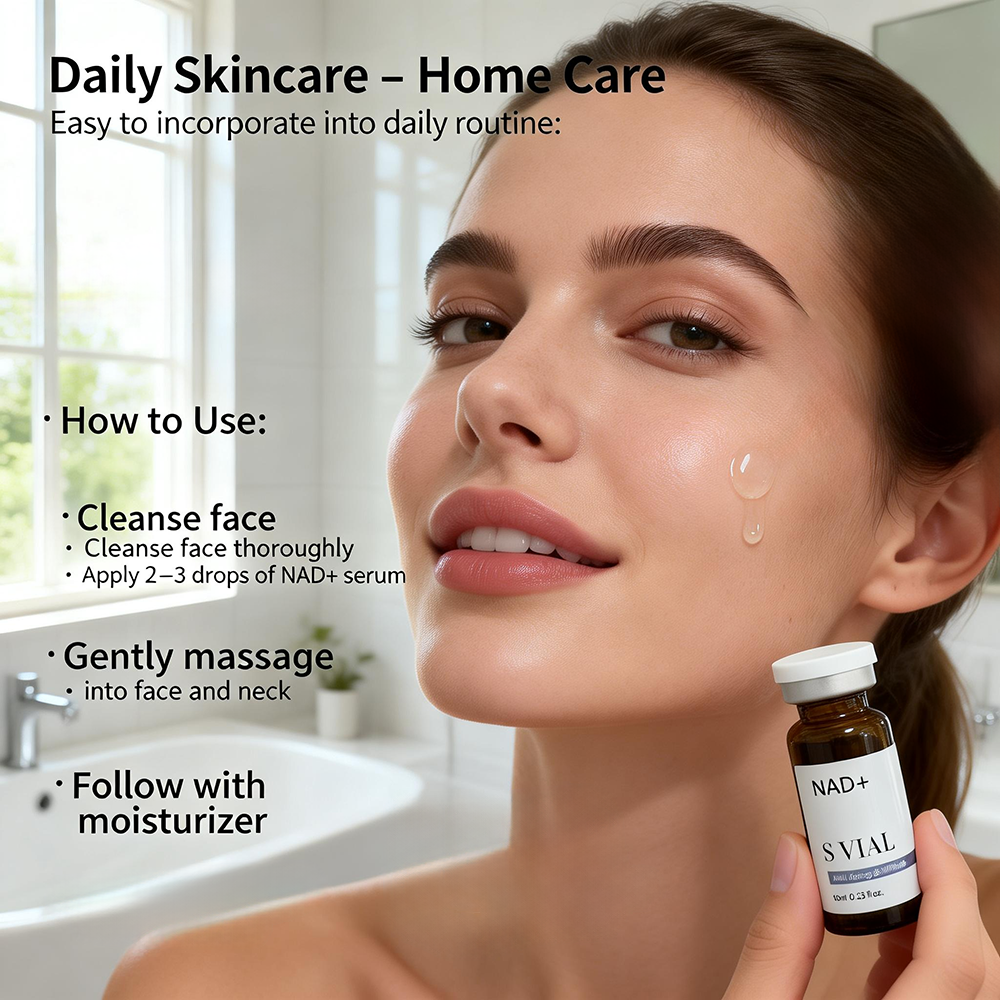NAD+ Anti-Aging Firming Serum — Skin Elasticity & Deep Moisture Boost