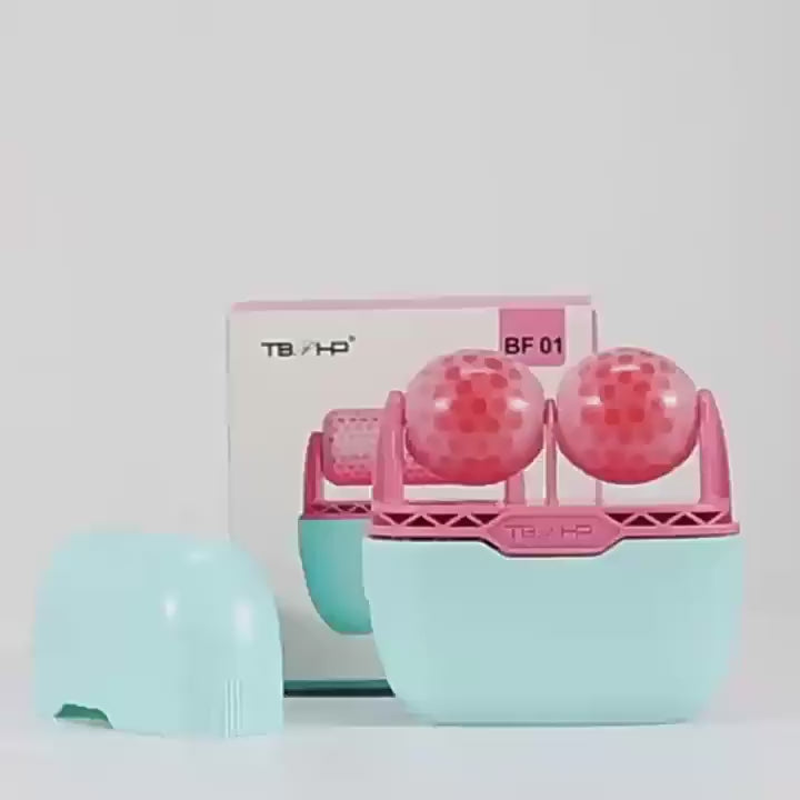 Ice Roller Face Dual Ended Cooling Massage Tool for Puffiness Relief Skin Soothing  Serum Absorption Booster