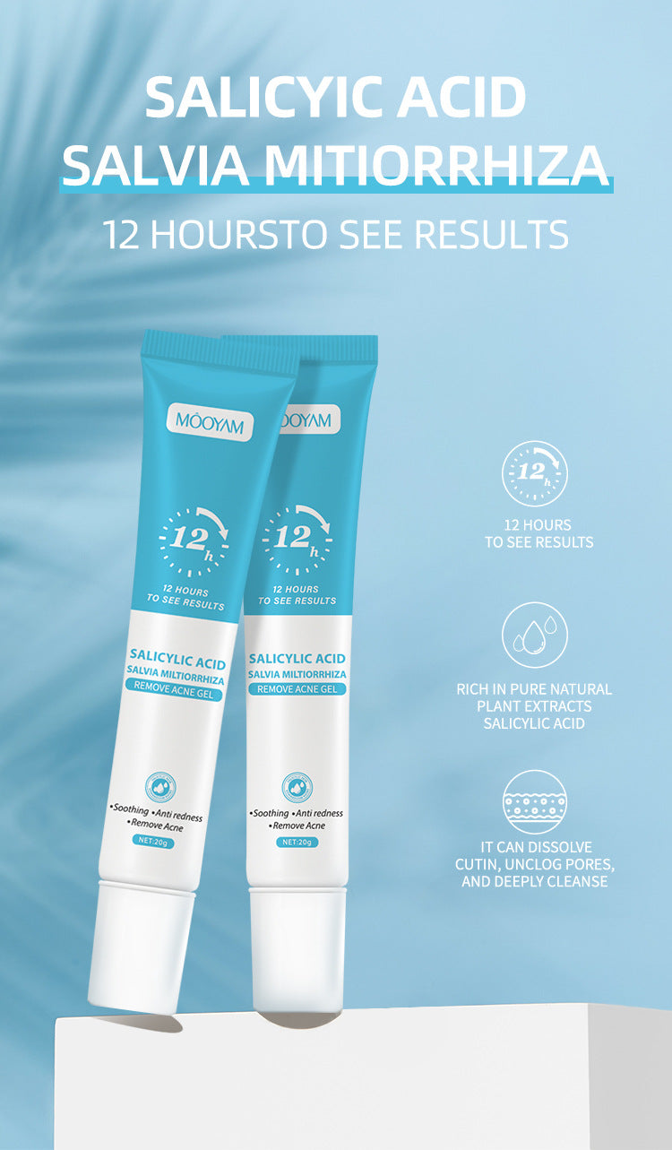 Salicylic Acid Acne Cream Treatment For Pimples Blackheads Herbal Extract Fast Repairing Skin Care